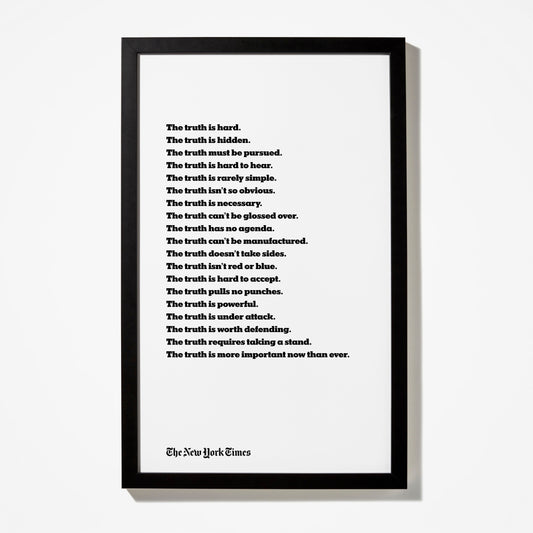 Truth Text Poster